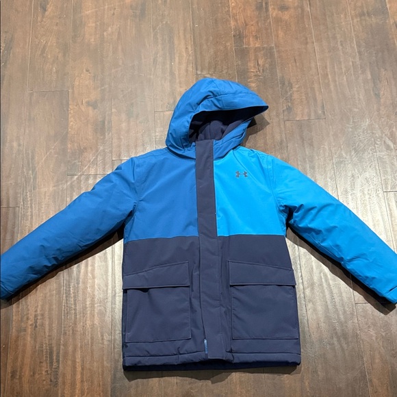Under Armour Blue and Navy Hooded Jacket